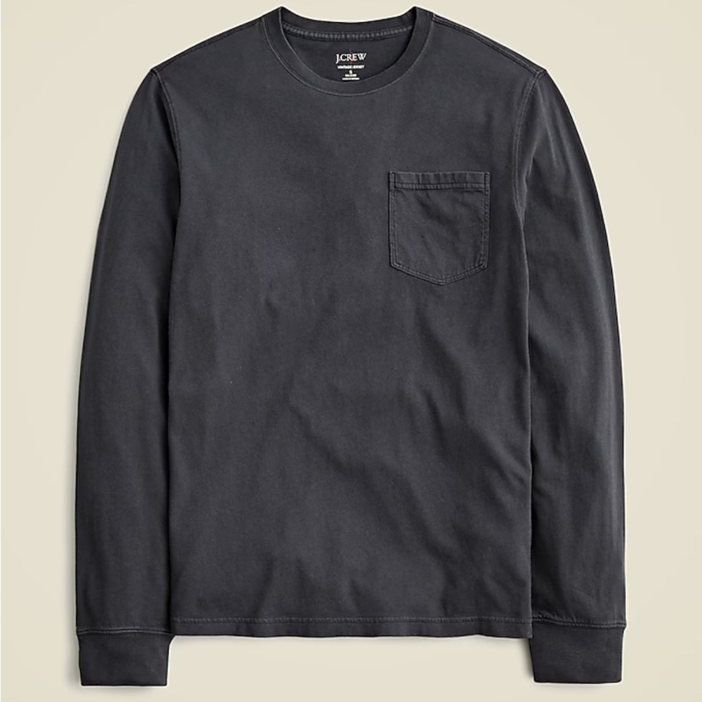 J. Crew Black Long Sleeve Tee
